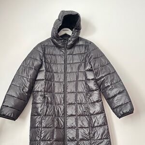 Women's Black Puffer Coat size L